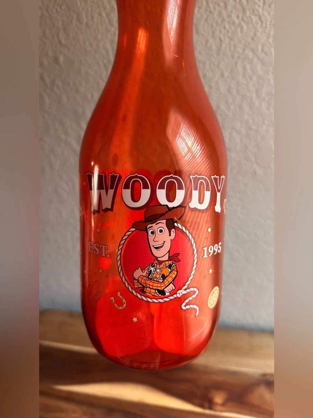 Tit story woody Red Cartoon Toy Story 1.5 L pitcher with ice cubes included